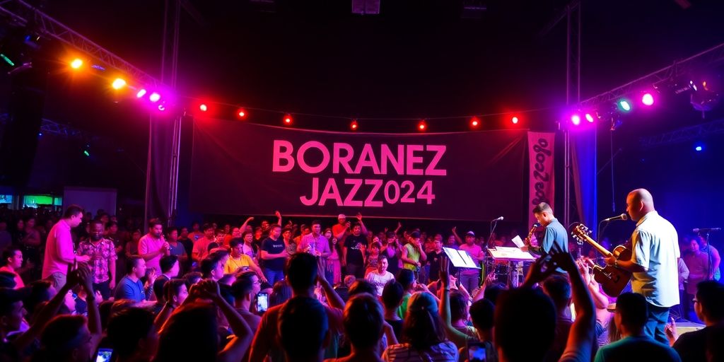 Musicians performing at Borneo Jazz Festival 2024.